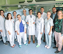Gruppenbild Zertifizierung der Stroke Unit